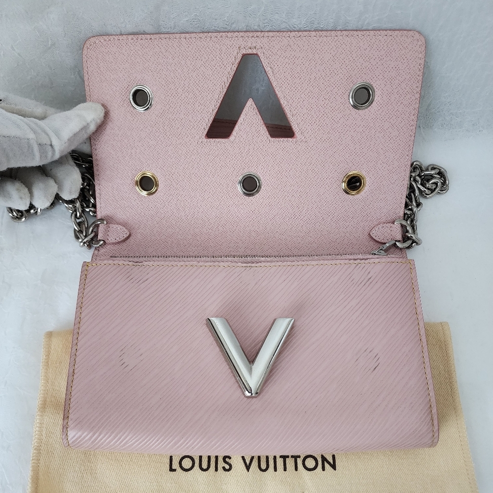 Auth Louis Vuitton Epi Mechanical Flower Twist Chain Walllet - Picture 8 of 11